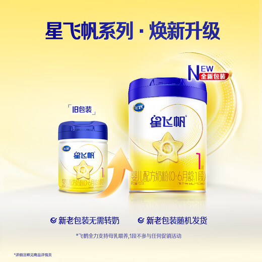 Feihe Xingfeifan Infant Formula Milk Powder 1 Stage (0-6 months) 700g Patented OPO Child Care Subsidy