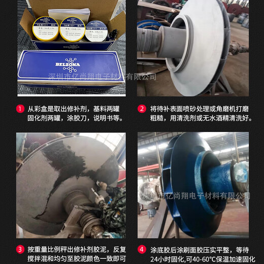 Belzona 1311/1321 enamel reactor repair agent 1511/1391 high temperature resistant cermet coating navy blue 1311+1321*350g