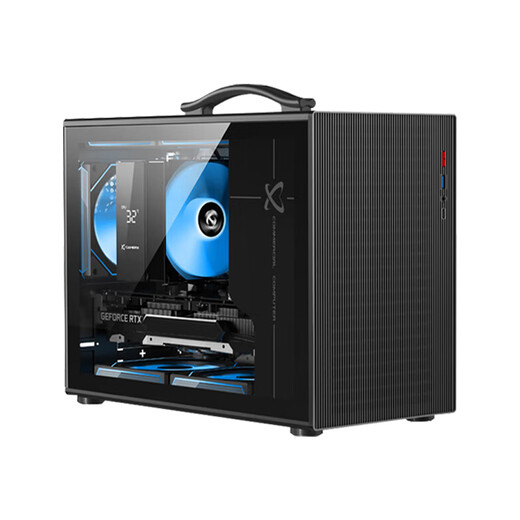 ASUS RTX5060/7650GRE/3050 graphics card AMD Ryzen 5700X portable chassis AI assembly computer DIY game console super cost-effective desktop complete machine sea view room R7 5700X+ASUS RTX5060 configuration four