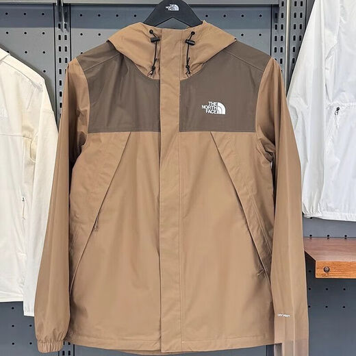 Dynamic North Face Beijia Jacket Windproof and Waterproof Spring and Summer Outdoor Mountaineering Camping Ski Touring Fishing Loose Men's Jacket Black S