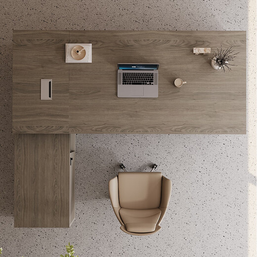 Xinhebang boss desk office desk and chair, elegant desk supervisor single office desk and chair, simple modern manager table 2.0 meters boss table