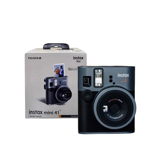 Fuji (FUJIFILM) Mini41 retro film camera, one-time imaging instant polaroid, classic retro birthday gift set mini41 black