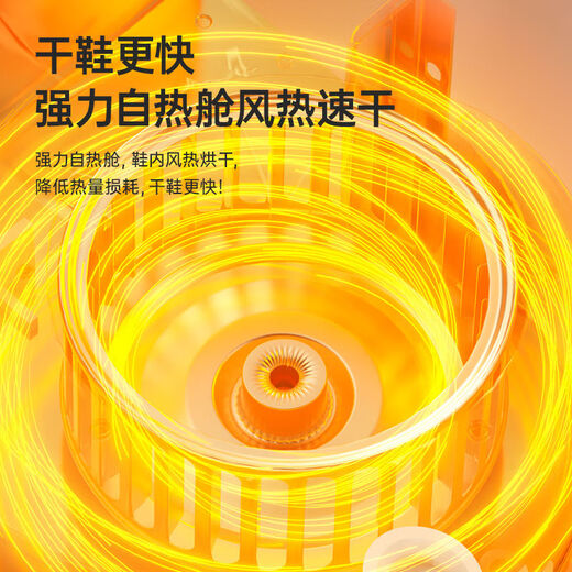 AUX shoe dryer, sterilization, deodorization, quick-heat shoe dryer, student dormitory timed folding home shoe warmer, upgraded model, timer + telescopic + salt box*2