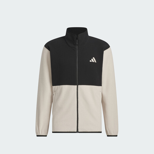 Adidas water-repellent plus velvet lining three-in-one hooded jacket for men and women in autumn and winter Adidas official light sports light brown L