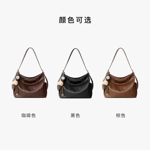 Cowhide Tote Bag for Women 2025 New Versatile Shoulder Crossbody Bag Commuting Soft Leather Large Capacity Bucket Bag Black Large 34*11*26 Points 5cm