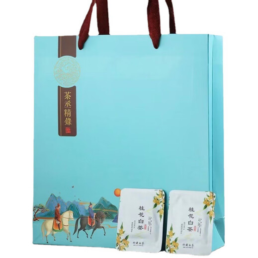 Bilaixiang Fuding Osmanthus White Tea Floral Fragrance Old White Tea Shoumei Biscuits Tea Gift Box Gift Support One Piece Osmanthus White Tea 1 Box 400g