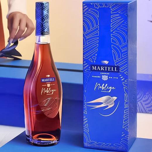 马爹利（Martell）名士VSOP 法国进口干邑白兰地 洋酒烈酒 商务宴请送礼 【名仕2斤装】礼盒装 1000mL 1瓶