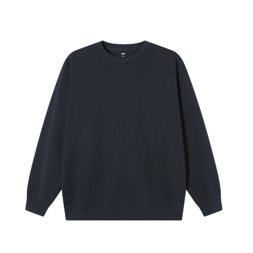 Made in Tokyo 100% long-staple cotton sweatshirt men's autumn coat men's clothing long-sleeved t-shirt for men and women black XL