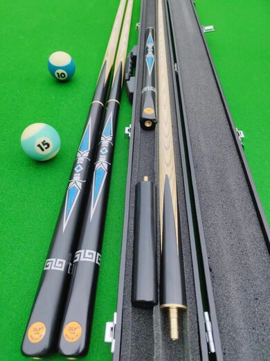 New Ares complete set of billiard cues, table cue split, Chinese style black eight-nine ball snooker pole, small head pole, American style Ares SM small head 10mm pole box set