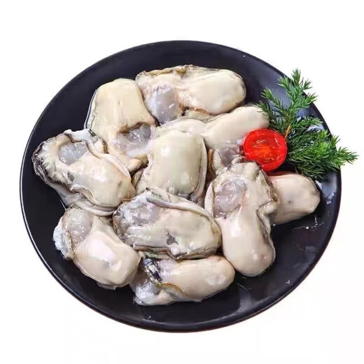 Pure raw oyster meat, freshly shucked, freshly shucked seafood, aquatic pearl oysters, oyster meat, oyster meat, 2 boxes, 250g/box, about 15-30 pcs
