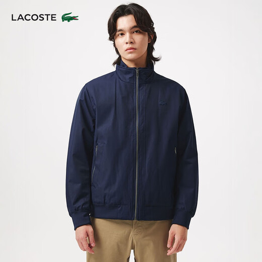LACOSTE French Crocodile Men's 25 Autumn New Harrington Jacket Cotton Jacket|BH2523 166/Navy Blue M 50