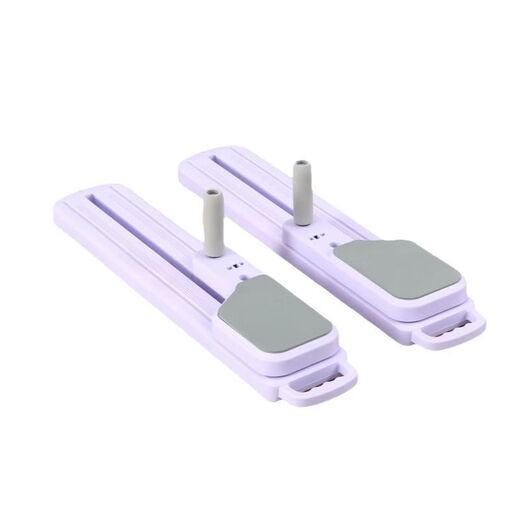 Minghuitong ski machine pelvic floor muscle trainer leg beauty machine Pilates abdominal wheel automatic rebound multi-function fitness board 2nd generation two-piece - white armrest model (LCD digital display +