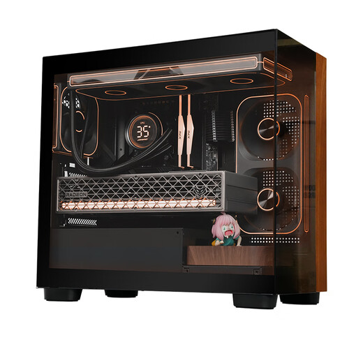 MSI AMD Ryzen 7 9800X3D/RTX5090D/5080/5070 e-sports game desktop AI design and assembly computer Black Myth host complete machine DIY sea view room assembly machine configuration 丨9800X3D core display host