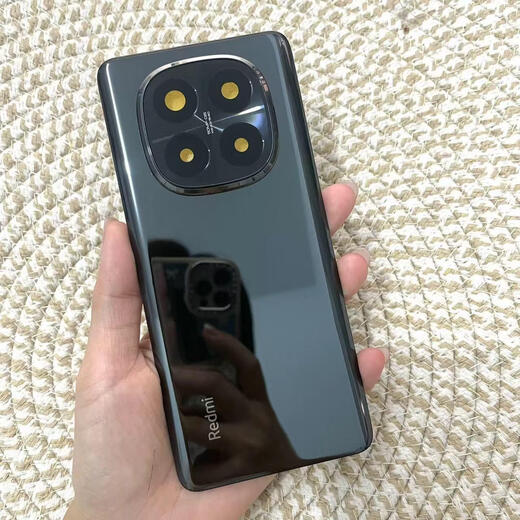 Z is suitable for Redmi Note14Pro+original glass back cover note14pro+original disassembly rear case battery cover Redmi note14Pro+original back cover black with