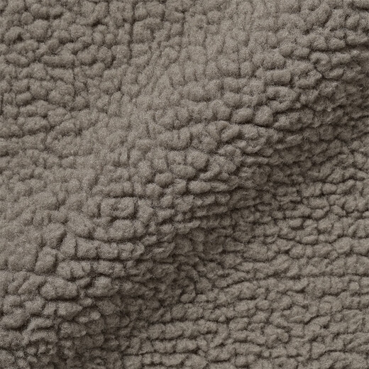 MUJI Men's Long Wool Fleece Jacket Men's Coat 25th Autumn and Winter New Arrival Polar Fleece Men's AB1PBA5A Dark Brown XL (180/104A)