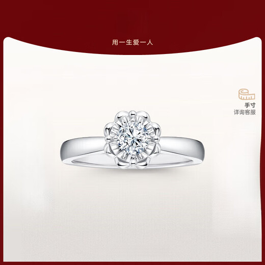 DR Spot Snow Heart Mark Proposal Diamond Ring Platinum Ring BELIEVE Classic Diamond Anniversary Holiday Gift 75 Users’ Choice * Spot Sparkling 10 Points F Color VS2