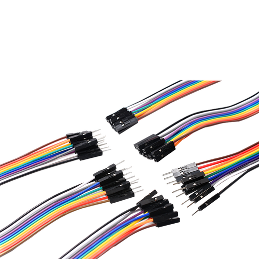 Zejie DuPont cable male to male female to female male to female 20p rehearsal cable connecting cable 10/15/21/30/40/cm Dupont cable 15cm three combinations (30 in total) No Specifications