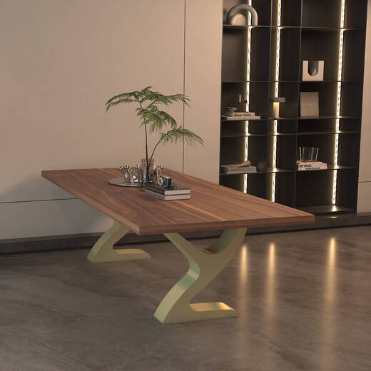 Fantasy Iron Table Leg Bracket Coffee Table Dining Book Bar Office Conference Computer Table Leg Stainless Steel Metal Base Customized Black 100x50x73