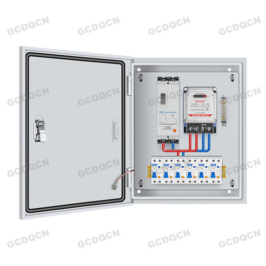 Distribution box household surface-mounted single-phase 220v three-level meter box concealed charging pile distribution box complete set control box box people complete set 1