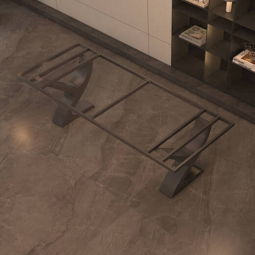 Fantasy Iron Table Leg Bracket Coffee Table Dining Book Bar Office Conference Computer Table Leg Stainless Steel Metal Base Customized Black 100x50x73