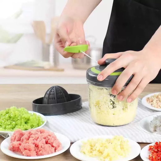 Yusenyi Garlic Artifact Home Manual Garlic Puller Garlic Pounder Garlic Crusher Garlic Crusher 500ml Basic Model - Spare Blade (Suitable for 13 People)