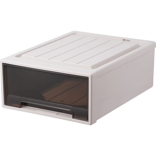 Wings Wardrobe Storage Box Drawer Clothing Storage Box Clothes Underwear Organizing Box Transparent Storage Cabinet 38L 4418 Depth 47x Width 44x Height 18CM Special Offer Single Pack