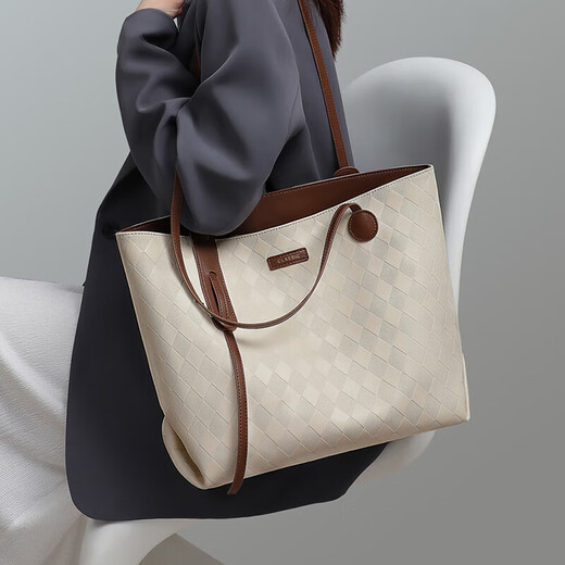 YUYULA cowhide bag women's bag tote bag large capacity portable shoulder brand birthday Christmas gift for girls and girlfriends