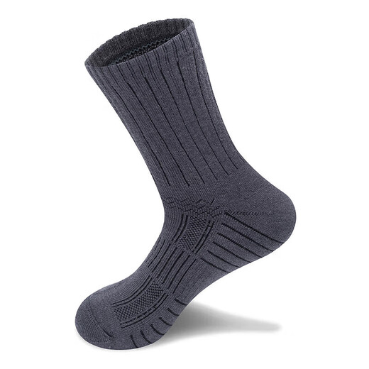 TFO merino wool socks, outdoor sports socks, breathable sweat-absorbent hiking socks 2202462, men's dark gray