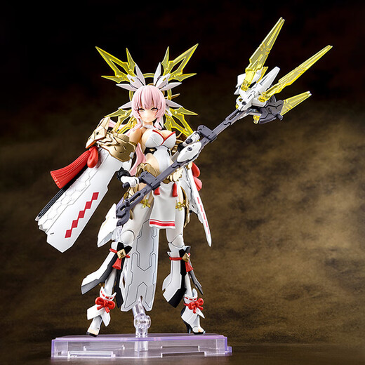 KOTOBUKIYA寿屋拼插拼装模型玩具 女神装置 武装神姫机甲爱丽丝素盏呜尊机娘 皇巫 天照大神 王权 KP698R 高约20cm