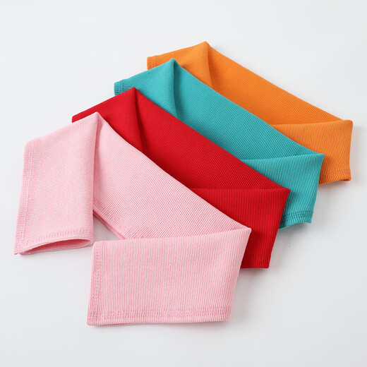 Fat Donglai's same style down jacket collar protective cover anti-dirty pure cotton threaded collar cover knitted collar men's and women's cotton coat outer black fine threaded collar