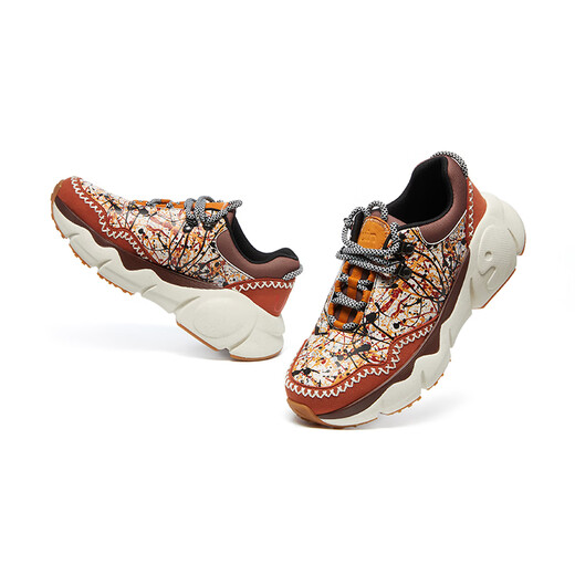 U IN Painted Travel Shoes Sotogrande 5 Splash Art Outdoor Casual Shoes Non-Slip Thick Soled Men's and Women's Shoes Painted Dream Women 37