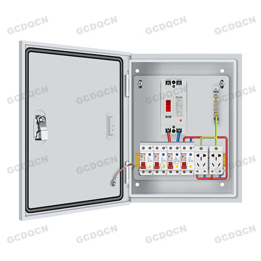 Distribution box household surface-mounted single-phase 220v three-level meter box concealed charging pile distribution box complete set control box box people complete set 1