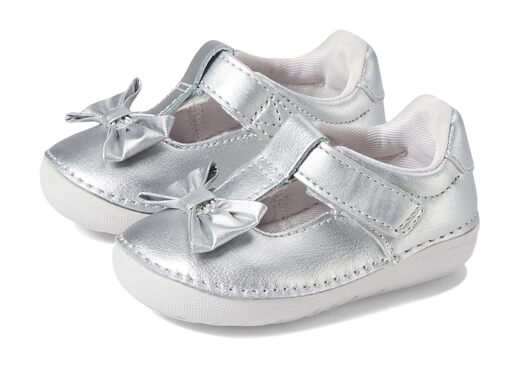 Stride riteStride Rite Kids SM Ashtyn Infant Shoes, Silver, 5 US Unisex Toddler Silver 5 Toddler