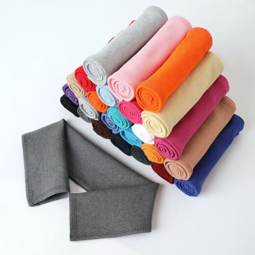 Fat Donglai's same style down jacket collar protector, anti-dirty collar protector, all-inclusive cotton coat, hemmed knitted fake collar, black threaded collar