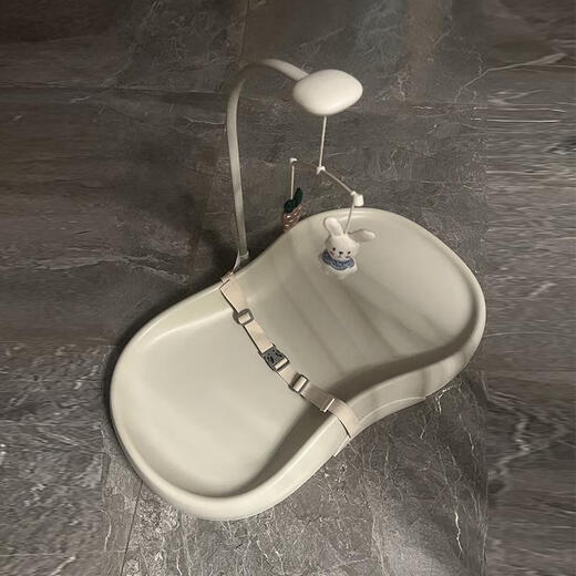 Convenient baby diaper table waterproof urine isolation nursing table newborn changing and bathing baby massage table gift PU material nursing table gray smooth and comfortable