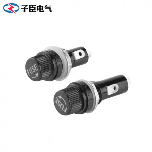 5*20mm 5X20MM glass tube fuse holder, fuse hole 12mm 15A10A250V 6*30 fuse holder (pack of 5)