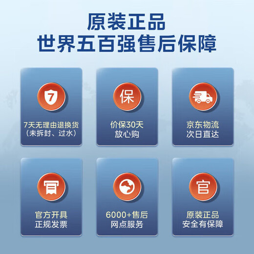 Midea water purifier filter element is suitable for Jindou MRC1790B-75G, Hualing 75Gwah75-03MRO1790A-50GMRC1686-75G-S1 series RO50/75G replacement cycle 24-36 months