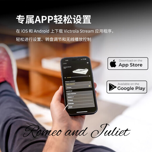 ROMEO AND JULIET 2025 new German Berlin vocal fever grade vinyl record player LP gramophone SONOS wireless WIFI streaming media Christmas birthday gift national subsidy