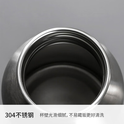Jingxianju Wine Bottle Stainless Steel Liquor Carry Portable Large Capacity Bulk High-end Empty Wine Bottle 2Jin Jin is equal to 0.5kg 304 Stainless Steel Portable Wine Bottle 1000ml
