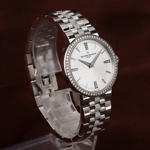 [Second-Hand 99 New] Vacheron Constantin Serie 25557/Q01 18K Gold Original eingelegte Diamonds Frauen lässig Business Fashion Fashion Watch 25557/Q01G-9276/Platinum/Silver Plate