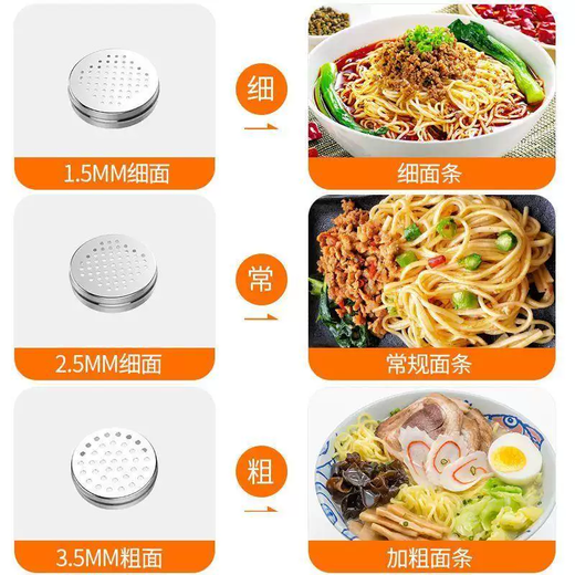 Yusenyi handheld electric noodle machine, fully automatic household rice noodle machine, small noodle machine, noodle gun, thickened stainless steel noodle machine (1 mold)