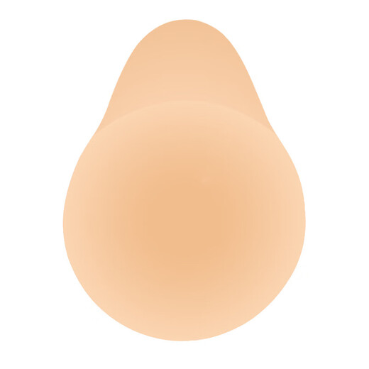 New wholesale drop-shaped solid breast patch, ultra-thin, breathable, push-up, bump-blocking, one-piece invisible breast patch, normal skin color S