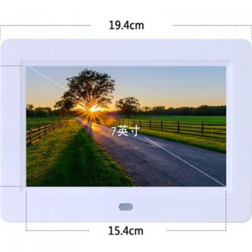 Shockwave 15-inch digital photo frame electronic photo album advertising machine 7/8/10/12/17-inch video photo music stand commercial super advertising automatic playback 7-inch ultra-clear 16G_U disk)