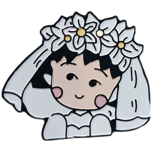 Litian Cherry Maruko-chan car perfume air outlet aroma diffuser stone car cute decoration car supplies cartoon wedding dress Yuanqi Maruko-chan car clip Darjeeling free 3ml essential oil