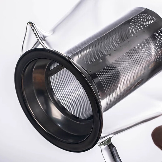 Muyun bubble teapot thickened glass teapot large capacity office tea set health high borosilicate high temperature resistant 450ml