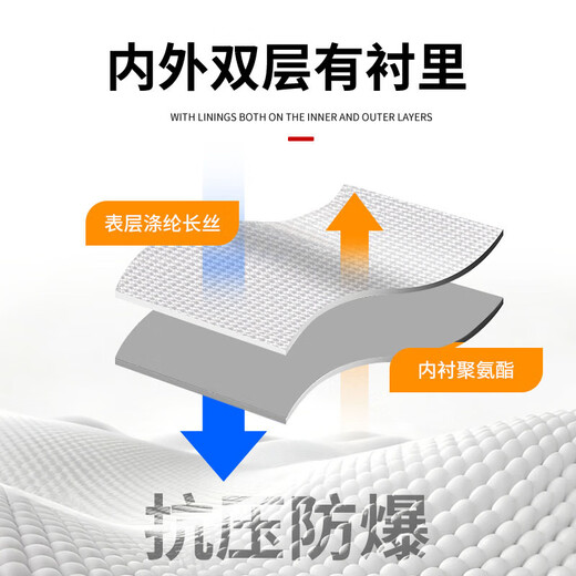 Jingxi Selection 65 type 2.5-inch national standard fire hose double-layer thickened polyester filament hose medium and high pressure fire certified fire hose plus inner buckle interface plus DC water gun 25-65-20 meters (water hose + inner buckle + DC water gun)