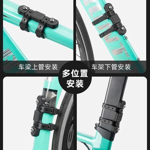 Bicycle water bottle rack, mountain road bike universal rack, punch-free conversion seat, adjustable water cup fixing bracket, water bottle rack, gradient blue and purple + quick release conversion seat