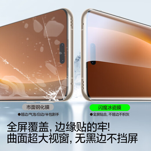 Flash Magic Sonic Unlocking Suitable for magic8pro mobile phone film Magic non-tempered full glue ice porcelain film dust-free warehouse clear full screen anti-fingerprint anti-scratch and wear-resistant 1 piece lens film | clear and transparent magic8pro + damaged warranty