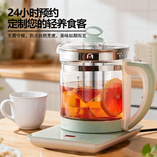 Health kettle, kettle, hot water kettle, constant temperature kettle, health kettle, teapot, teapot, all-in-one teapot, fully automatic glass insulation, small household green 1.8L health kettle + 304 filter stainless steel