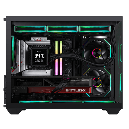 Colorful RTX5090D 5080 5070 Ti graphics card computer host AMD Ryzen 9800x3d desktop DIY assembly computer AI design e-sports game complete machine with two 9800X3D RTX5070 host